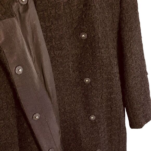 Ports 1961 Wool Blend Logo Plaque Single Breasted Coat - Picture 6 of 12